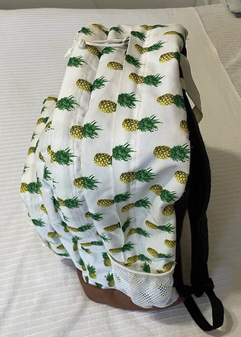 TransJansport Large Backpack-Pineapple Leather De… - image 2