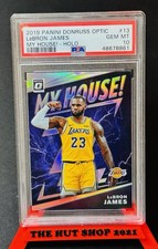 Lebron James 2019-20 Panini Donruss Optic My House Holo Silver Prizm PSA 10 #13