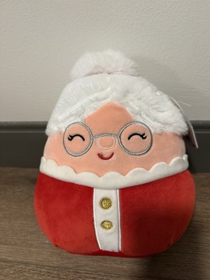Squishmallow Kellytoy Nicholette Mrs. Claus 8  Christmas Plush