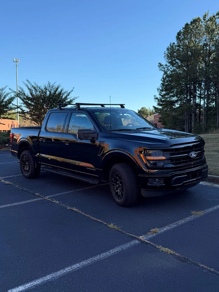 For Ford F-150 Gen14 4dr (2021-2025) Roof Rack Cross Bars Normal Roof, Silver - Image 4 of 4