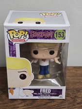 Funko Pop! Vinyl Scooby-Doo Fred #153 Animazione Figura in Vinile Vedi Foto 