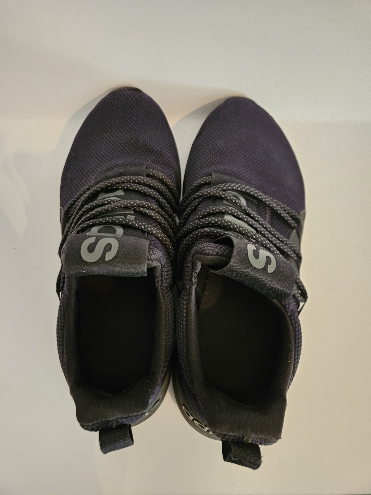 SAOLA Adidas Sneakers Uomo Nero Scarpe da Corsa Atletica Taglia 9 Casual Lite Racer Mesh