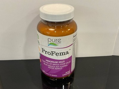 Pure Essence ProFema Menopause Multi 120 Tablets 30 Servings Whole Food Vitamins