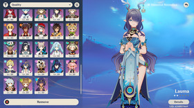 Genshin Impact AR 59 America - Raiden Shogun C3 - Kinich C2 - Nahida C1 - Lauma