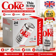 Diet Coke Soft Drink Cans, 24 x 330 ml