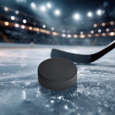 PU Material Ice Hockey Puck Portable Durable Hockey Game Ball for Street Mini