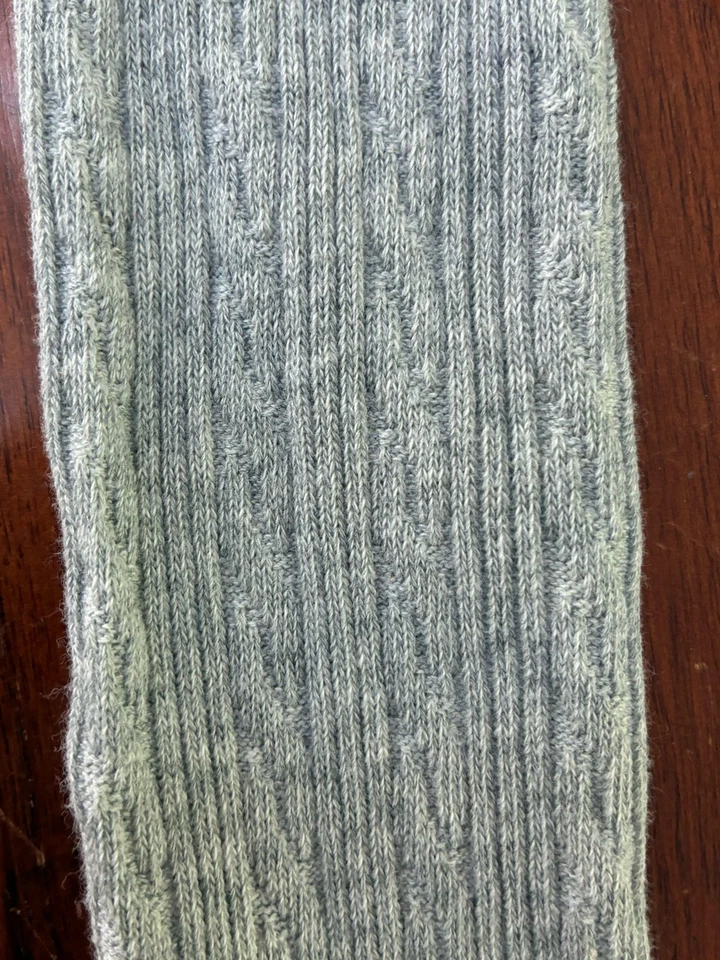 baby Gap Toddler Girl Cute Brown Brannan Bear Cable-Knit Cotton Tights Gray 4-5Y - Image 4 of 4