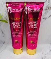 2-Mielle- Pomegranate & Honey Stretch Mark Cream- 3 FL.oz - "NEW & SEALED"