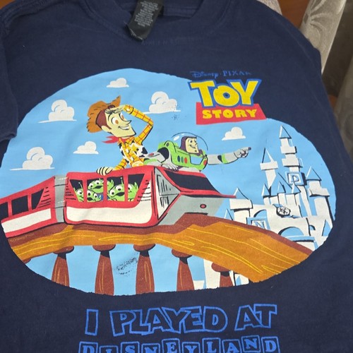 Disney Pixar Toy Story Disneyland Graphic Blue Adult T-Shirt