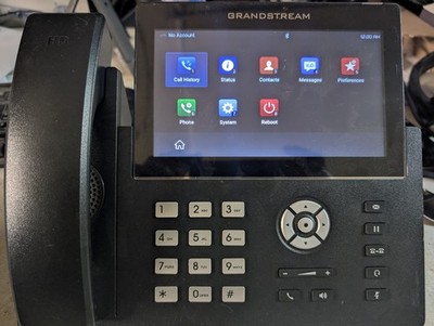 Grandstream GRP2670 12-Line 6 SIP IP Phone WiFi Bluetooth Color Touchscreen