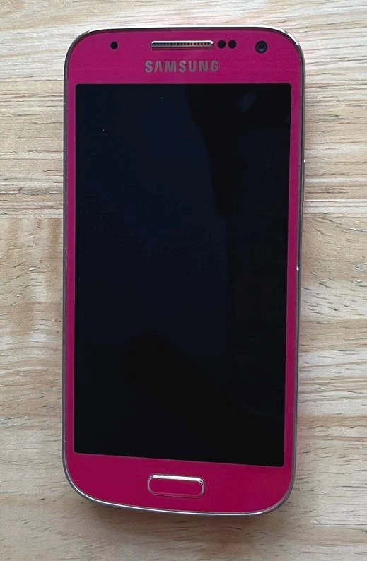 NEAR MINT Samsung Galaxy S4 Mini SGH-I257 Pink AT&T Unlocked Original Box! - Image 2 of 4