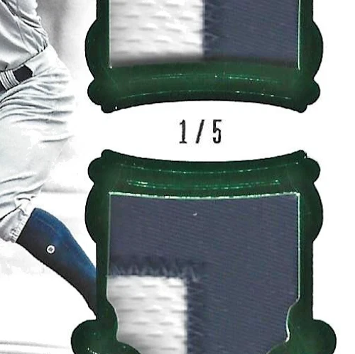 Clint Frazier 2018 Panini Flawless Dual Relics Patches 1/5 💲 - Imagem 2 de 3