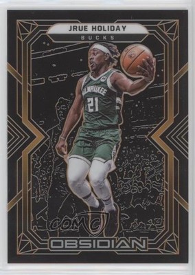 2021-22 Panini Obsidian Electric Etch Orange 4/50 Jrue Holiday #58 0d44