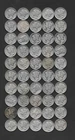 1939-1945 Mercury Silver Dimes 50 Coins Random Dates