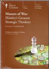 Great Courses - Masters of War: History's Greatest Strategic Thinkers, NEW