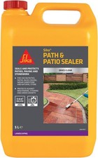 Sika Path & Patio Sealer 5LTR Block Paving Water Seal, Indian Stone Sealer
