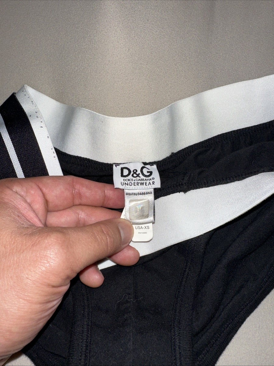 Men's Dolce And Gabbana D&G Briefs Vintage Underwear Sexy Size Xs