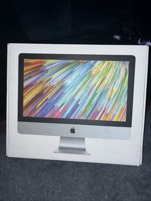  Apple 21.5'' iMac Retina 4K, Intel i3, 8GB RAM, 1TB HDD, Silver With Apple Box