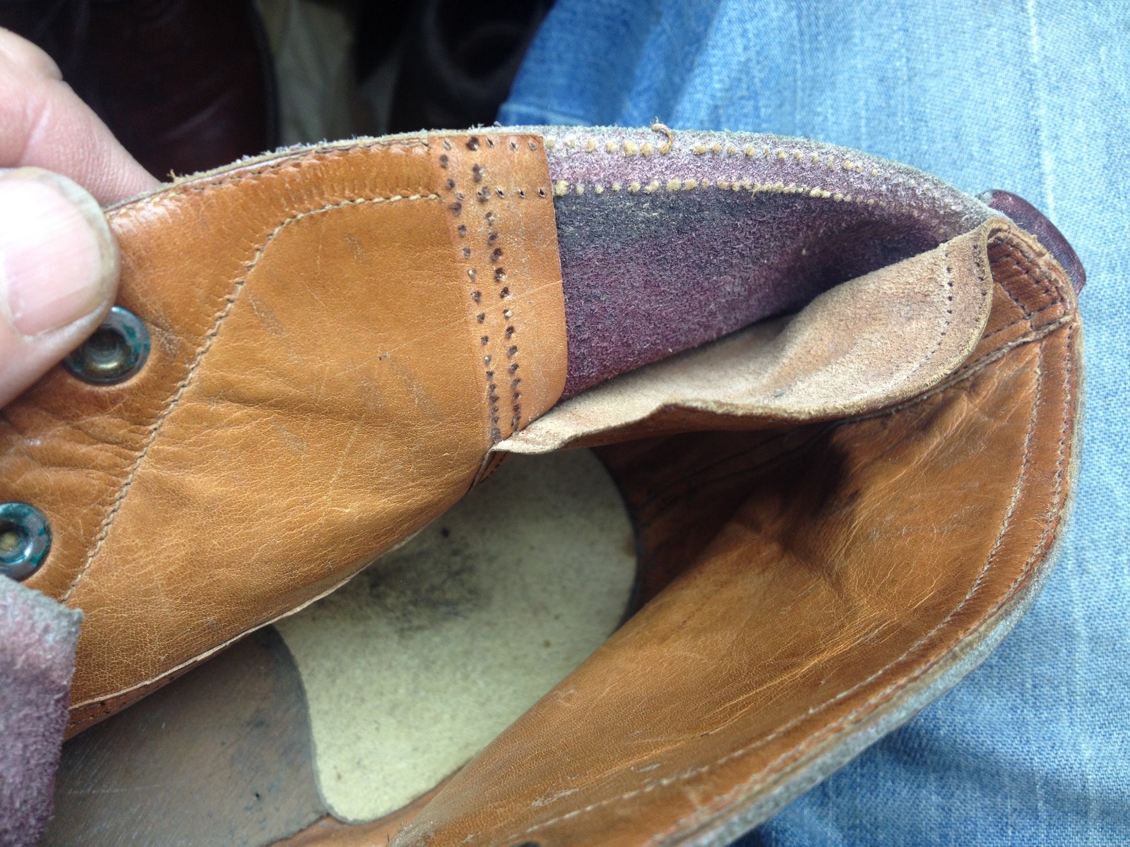 SALOMON STIVALI DA SCI DA NEVE INVERNALI VINTAGE IN PELLE MARRONE STRINGATI 9 5 D