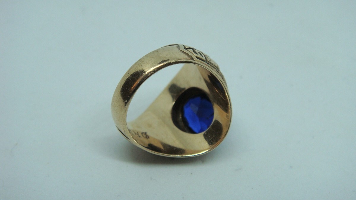 VINTAGE SOLID 10K YELLOW GOLD CENTRAL BUCKS HIGH SCHOOL RING VINTAGE SOLID 10K YELLOW GOLD CENTRAL BUCKS HIGH SCHOOL RING