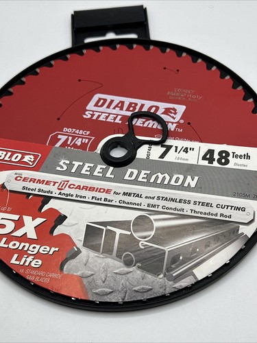 Diablo Steel Demon 7 1/4" X 48t Metal Cutting Saw Blade - D0748CFR - Picture 5 of 6