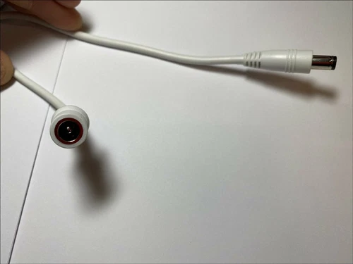WHITE 5M Long Extension Cable Lead Cord 6.3*3.0 DC 6.3mm x 3.0mm