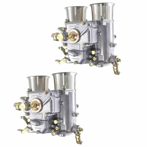 2X 50mm Carburetor For er 50 DCOE 50mm Double Choke 4 BBL 6Cyl VW V8