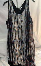 Cato Womens Dress Plus 24W Sleeveless Multi Colored