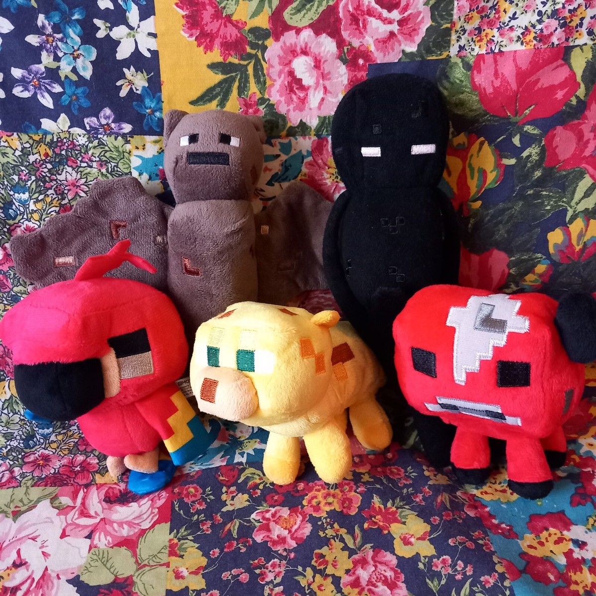 Minecraft Bee Plush Minecraft Agent Plush Minecraft Movie Plush Set Of