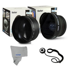 55MM PRO HD FISHEYE +MACRO + 2.2X Telephoto Lens for SONY ALPHA CAMERAS