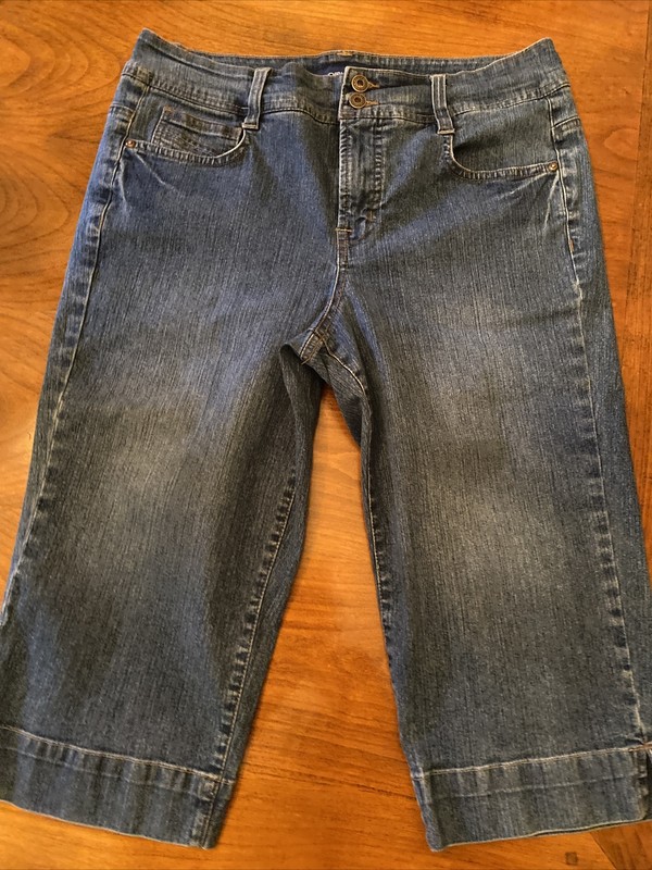 Bandolinoblu jean cropped pants size 6 