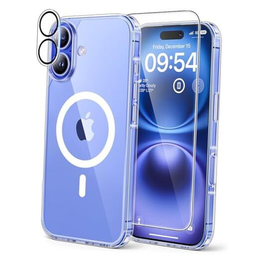 5 in 1 for iPhone 16 Case, Compatible with MagSafe for iPhone 16 6.1