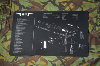 Mouse Pad AR15 AK47 Glock 17 19 1911 SAUER P320 Gun Cleaning