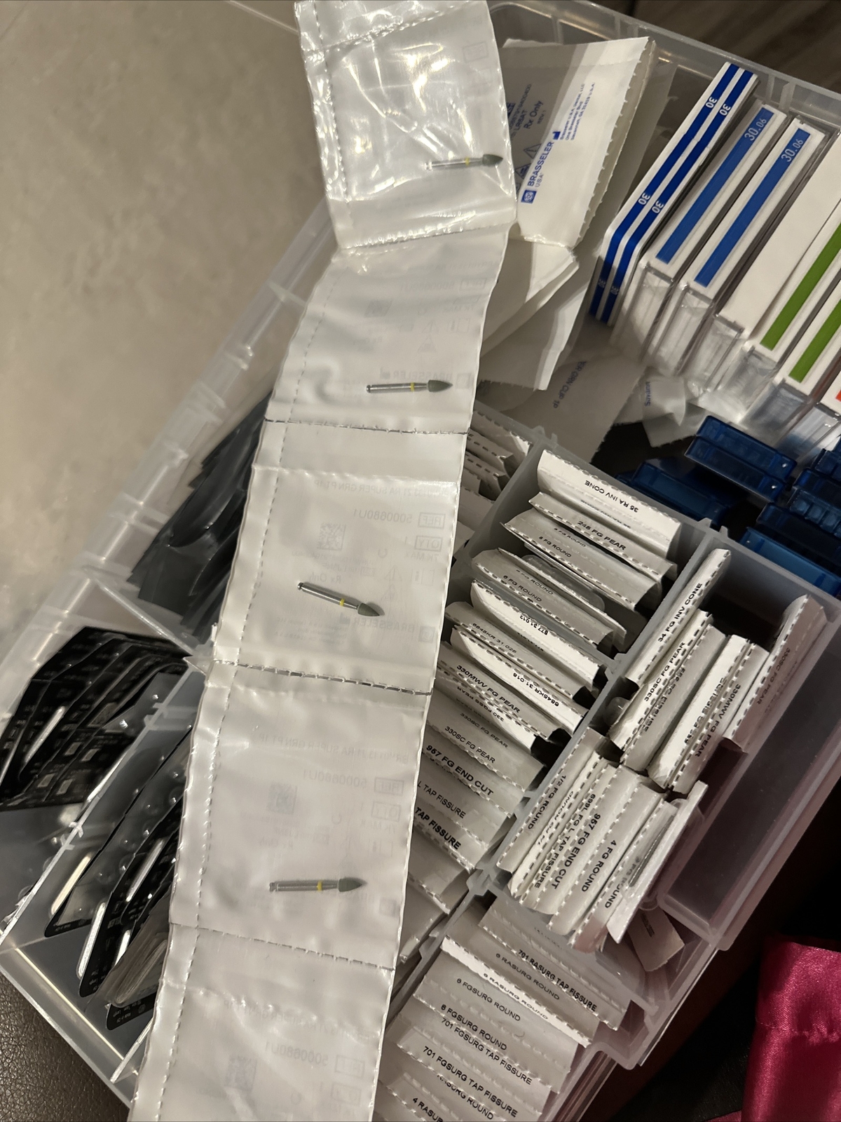 Brasseler Assortment of Diamond,Carbide Burs ,Endodontic Files