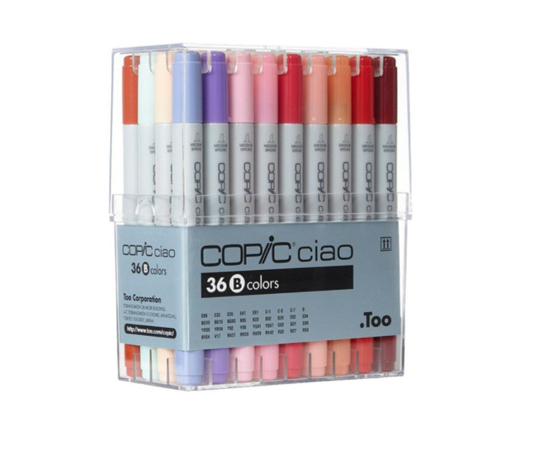 COPIC Twin Ciao Marker 36 Color B Set