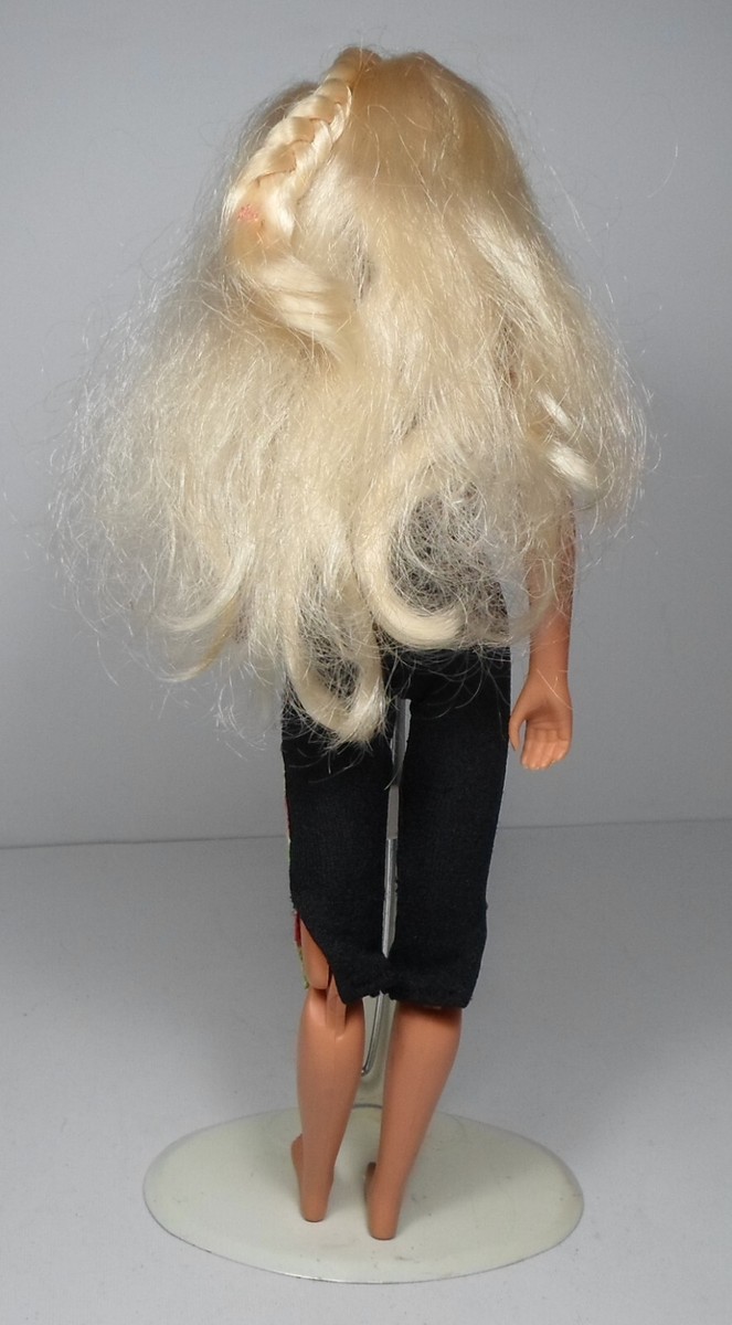 HASBRO VTG 1990 #8128 SINDY & HER FUN BIKE 12'' BLONDE HAIR DOLL w