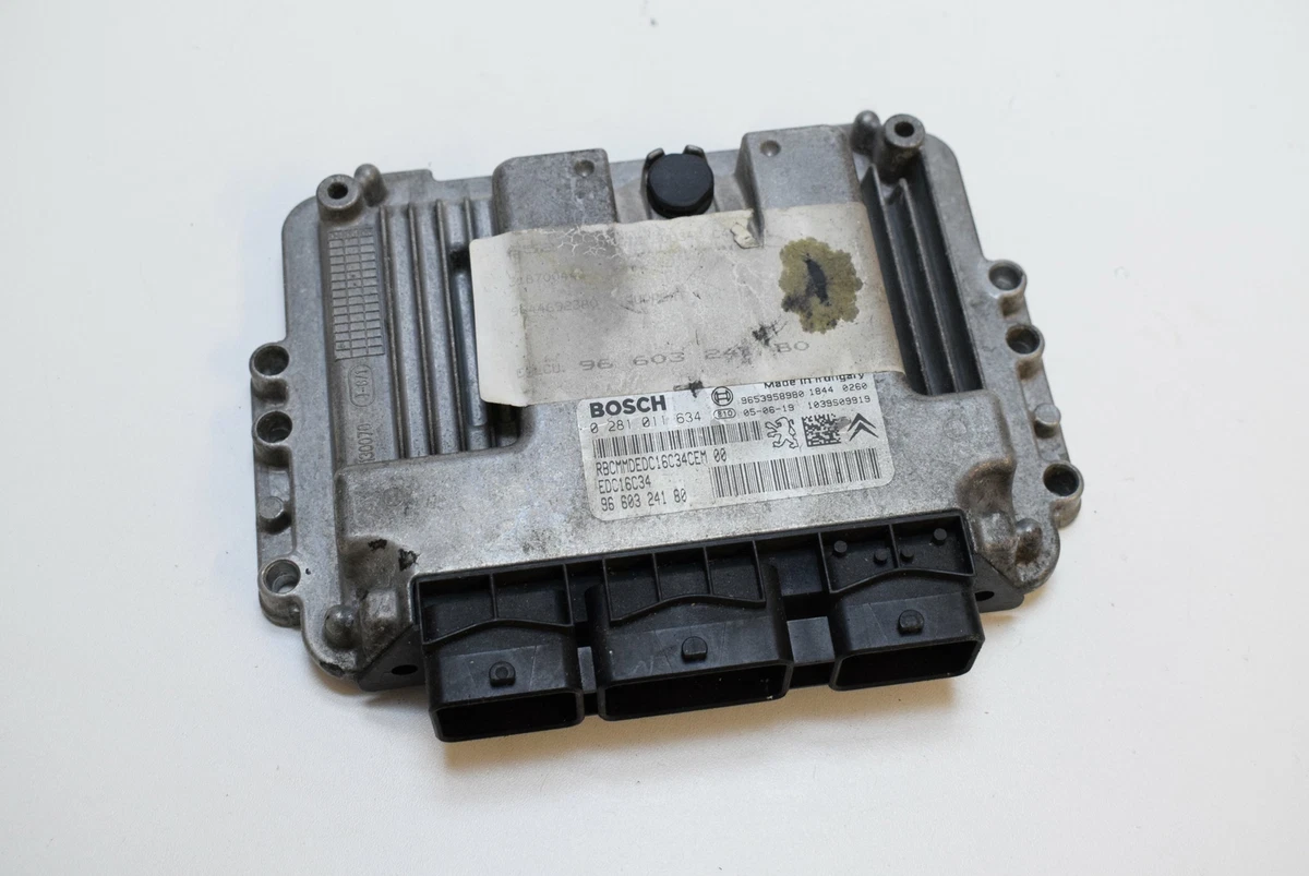 PEUGEOT 307 1.6 HDi 110 2005 RHD ENGINE ECU CONTROL UNIT MODULE 