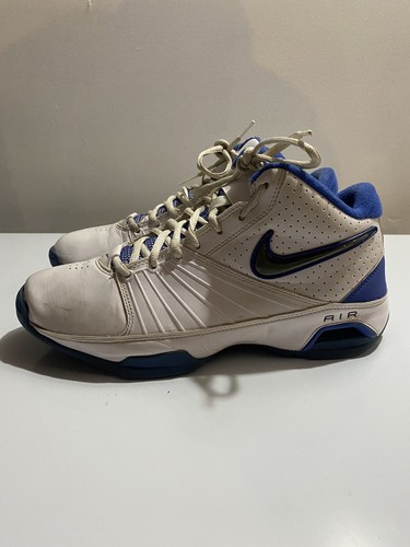 Nike 454093-103 Air Visi Pro 2 Athletic Basketball Shoes Size 9 Blue White  | eBay