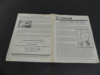 Pan-African Congress March-April, 1971, 4 PP Flyer