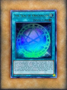 Yu-Gi-Oh Card Yu-Gi-Oh! Japanese Card  RC02-JP046 The Seal Of Orichalcos,  Lightly Played Condition, Collector's Item Yugioh Orichalcos
