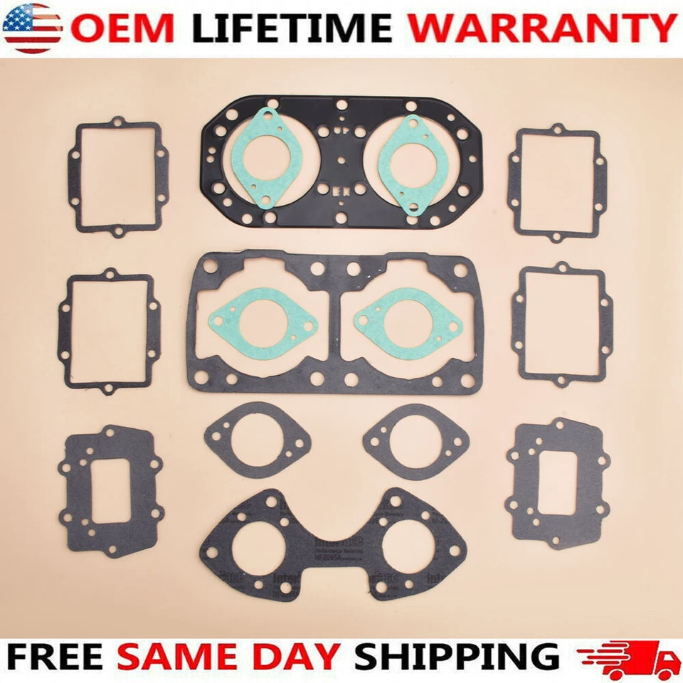 Kit de juntas de reconstrucción de extremo superior para moto acuática Kawasaki SS SX SXI ST ZXI 750 Foto 4 de 4