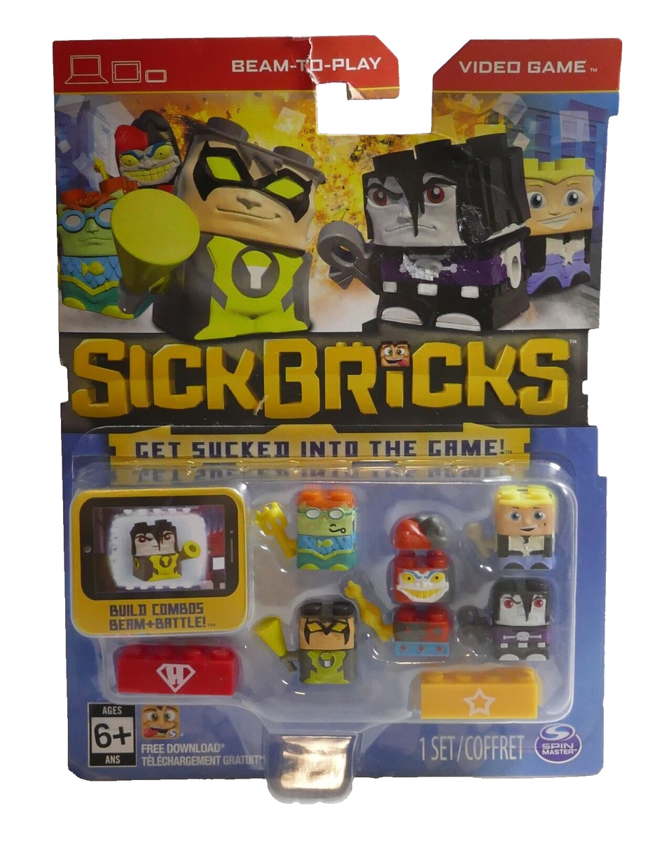 Spin Master Sick Bricks Game Characters 5 Pack Lot New & Sealed | eBay
