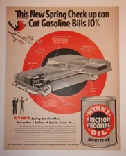 1953 Wynn's Friction Proofing Oil Additive Advertisement 