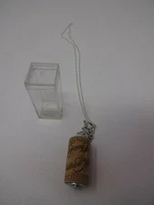 Chateau Ste. Michelle Cork Sterling Necklace Washington Winery NEW UNUSED