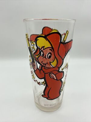 1970s Vintage Wendy the Good Little Witch Pepsi Collector Glass