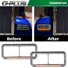 Car Truck Headlight 4x6 inch Rectangular Projector LED Headlights Sealed For Pet