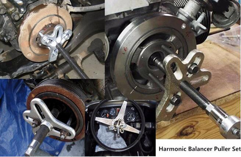 Heavy Duty Steering Wheel Puller Harmonic Balancer Gear Pulley