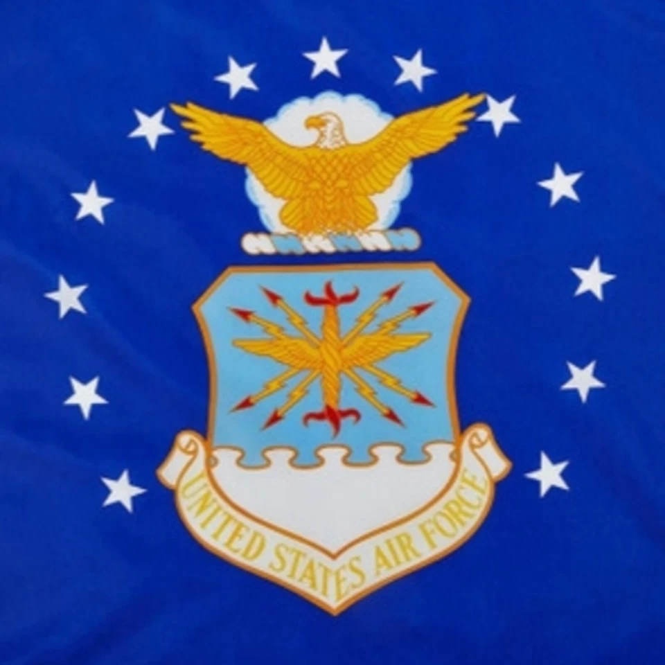 Bandera de la Fuerza Aérea 3x5 pies Perma-Nyl por Valley Forge Flag Foto 2 de 2