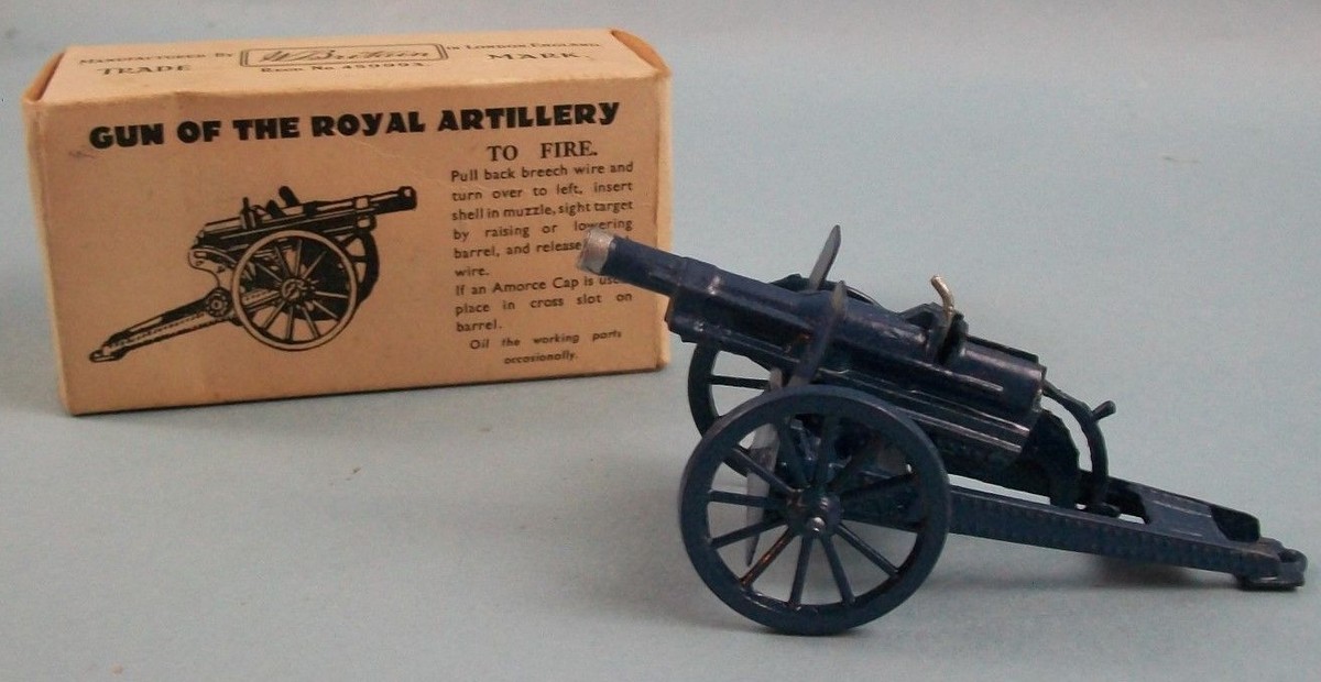 British Gun of the Royal Artillery No.1292 Made by Britains of 