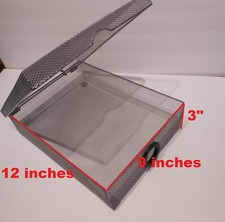 Custom Mesh WIFI Router Modem Protector EMF RF Shield Faraday Cover 12 x 9 x 3H"